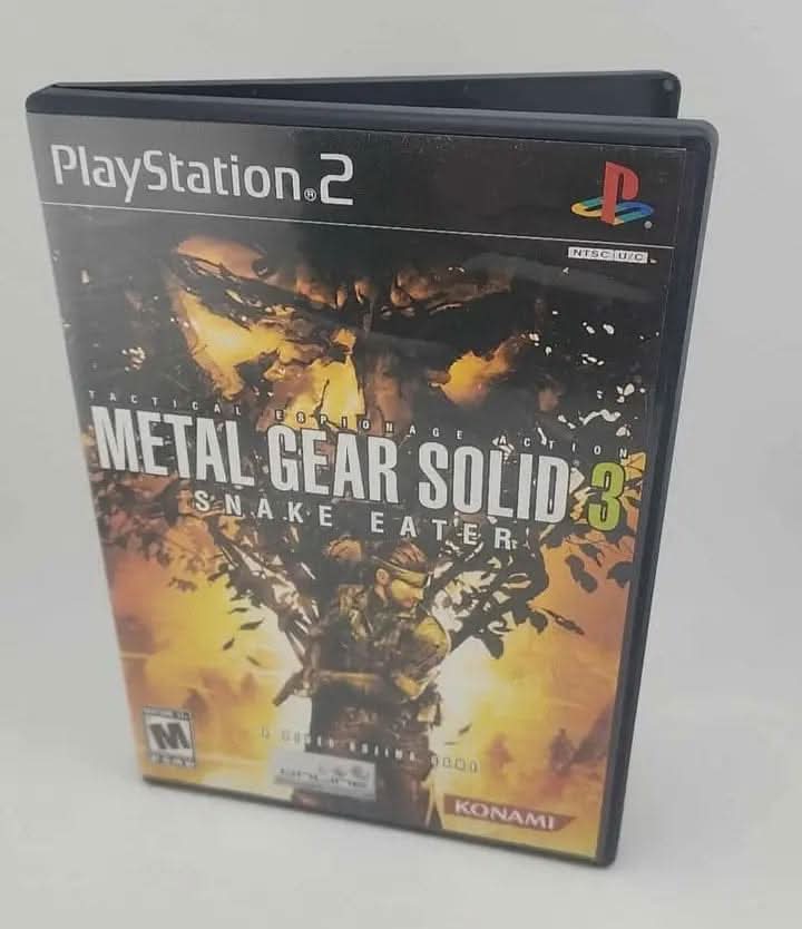 Metal Gear Solid 3 Snake Eater Playstation 2 PS2 Konami