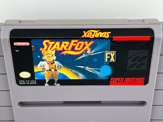 Star Fox Super Nintendo SNES