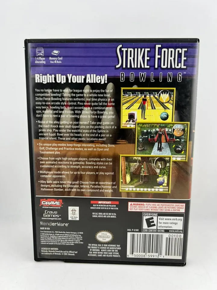 Strike Force Bowling Nintendo Gamecube NGC