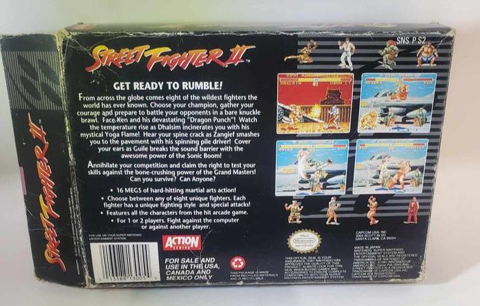 STREET FIGHTER II 2 EN BOITE SUPER NINTENDO SNES - jeux video game-x