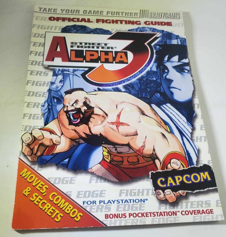 Street Fighter Alpha 3 BradyGames GUIDE - jeux video game-x