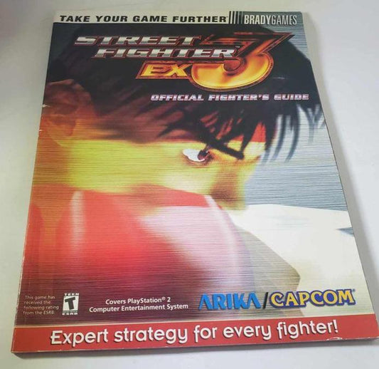 Street Fighter EX3 BradyGames GUIDE - jeux video game-x