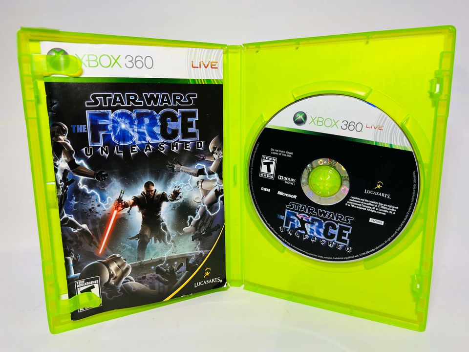 STAR WARS: THE FORCE UNLEASHED XBOX 360 X360 - jeux video game-x