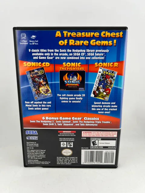 Sonic Gems Collection Nintendo Gamecube NGC
