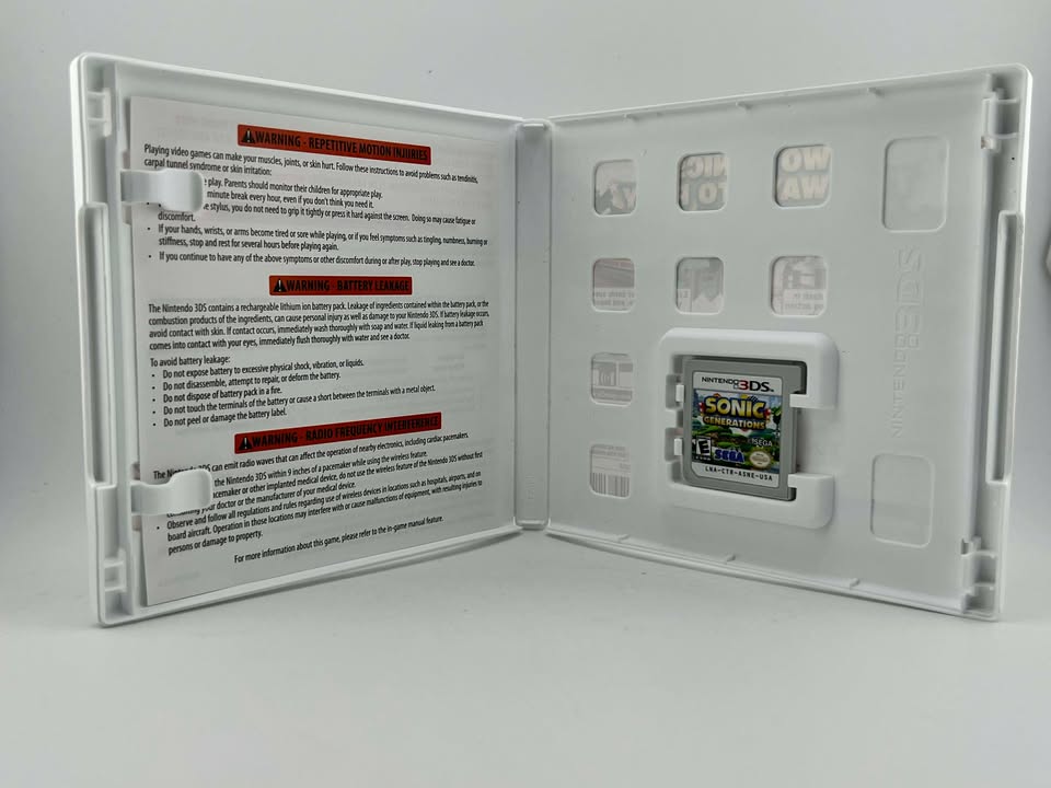 Sonic Generations Nintendo 3DS