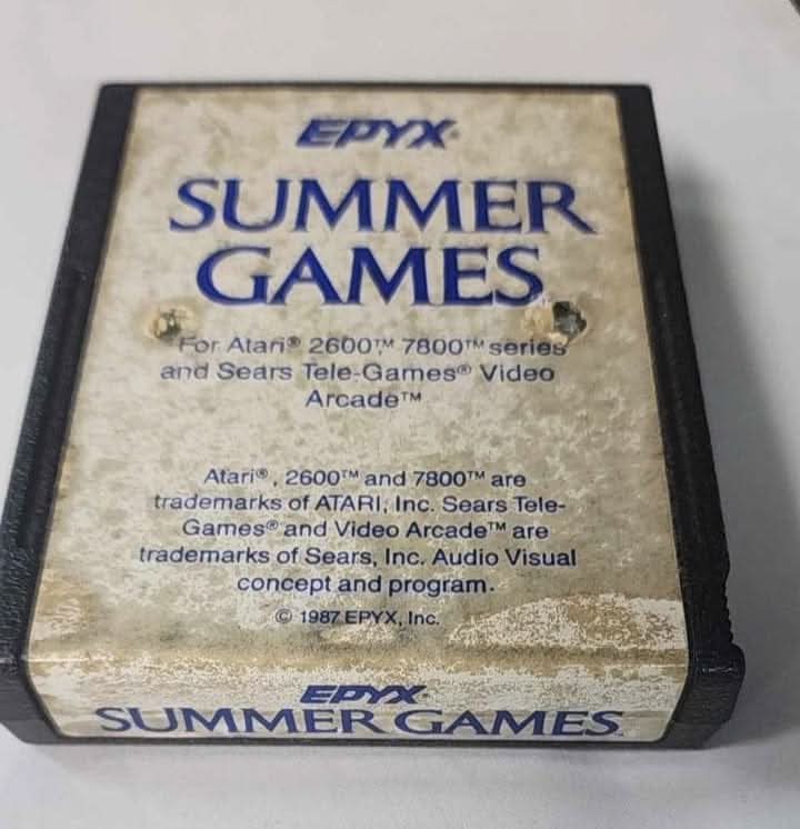 Summer Games atari 2600 7800 jeux video game-x