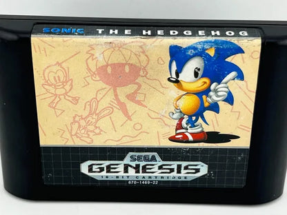 Sonic The Hedgehog Candian Version Sega Genesis SG