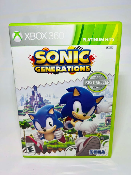 SONIC GENERATIONS PLATINUM HITS XBOX 360 X360 - jeux video game-x