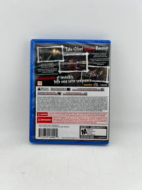 Shinobido 2 Revenge of Zen Playstation Vita