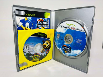 Sonic Heroes and Super Monkey Ball Deluxe PLATINUM HITS XBOX - jeux video game-x