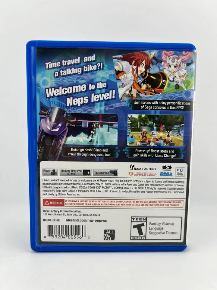 Superdimension Neptune vs Sega Hard Girls Playstation Vita