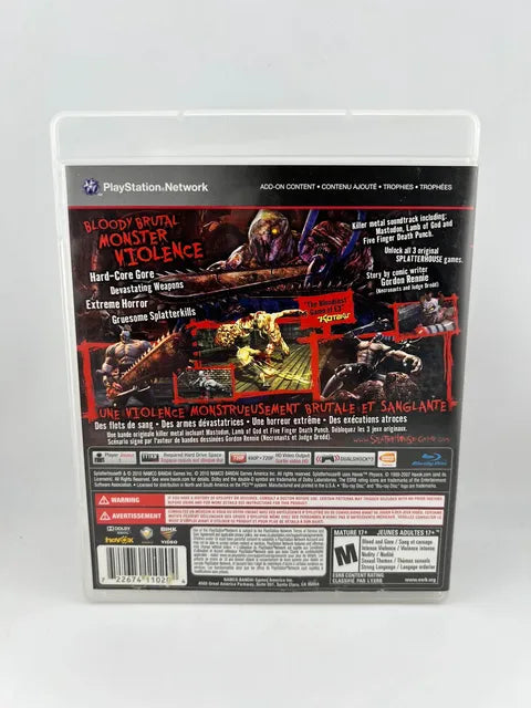 Splatterhouse Playstation 3 PS3