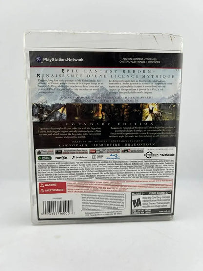 The Elder Scrolls V 5 : Skyrim Legendary Edition PlayStation 3 PS3