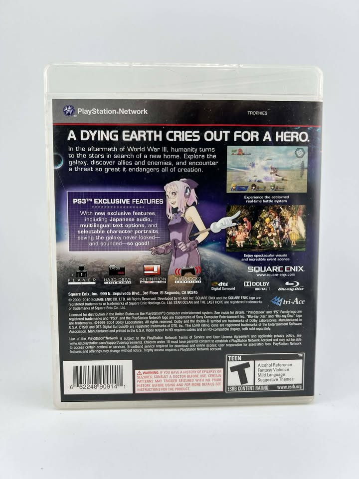 Star Ocean The Last Hope International Playstation 3