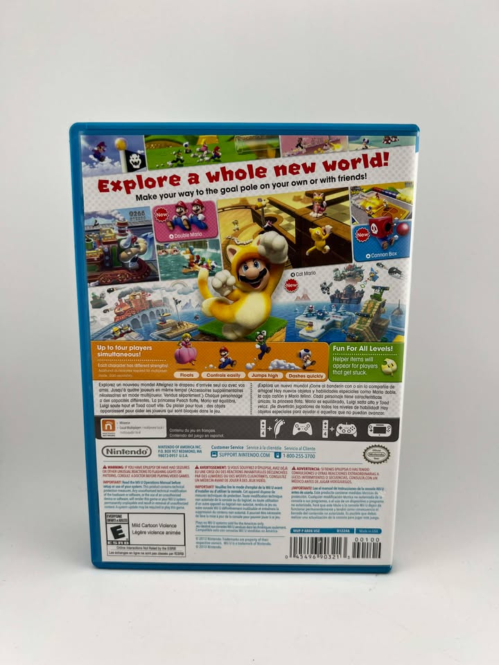 SUPER MARIO MUNDO 3D NINTENDO WIIU