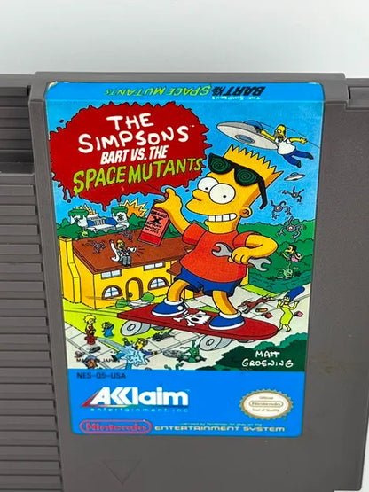 The Simpsons Bart vs the Space Mutants Nintendo NES