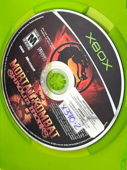 Mortal Kombat Shaolin Monks Xbox