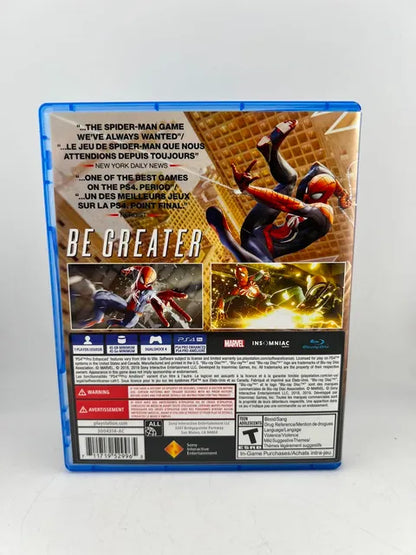 Marvel Spiderman Game of the Year Playstation 4 PS4