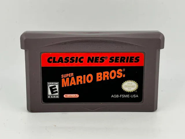 Super Mario Bros Classic NES Series Game Boy Advance GBA