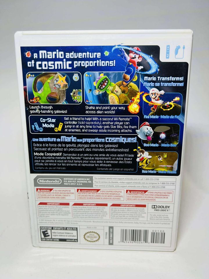 SUPER MARIO GALAXY NINTENDO SELECTS NINTENDO WII - jeux video game-x