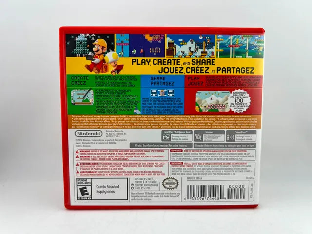 Super Mario Maker Nintendo 3DS