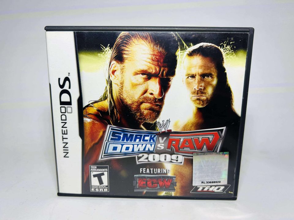 WWE SMACKDOWN VS. RAW 2009 (NINTENDO DS) - jeux video game-x