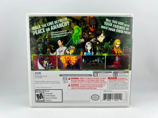 Shin Megami Tensei IV 4 Apocalypse Launch Edition Nintendo 3DS