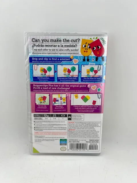 Snipperclips Plus Nintendo Switch