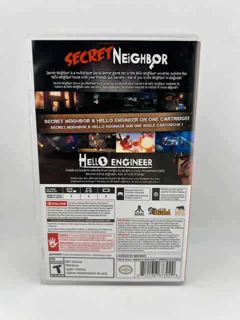 Secret Neighbor + Hello Engineer The Neighborhood Bundle Nintendo Switch