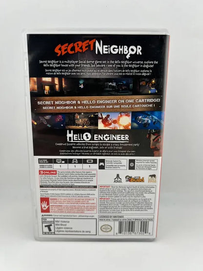 Secret Neighbor + Hello Engineer The Neighborhood Bundle Nintendo Switch