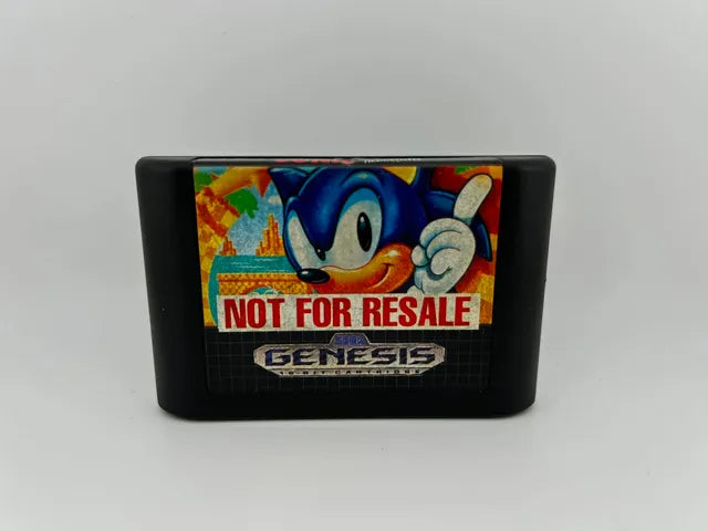 Sonic The Hedgehog Not for Resale Sega Genesis SG