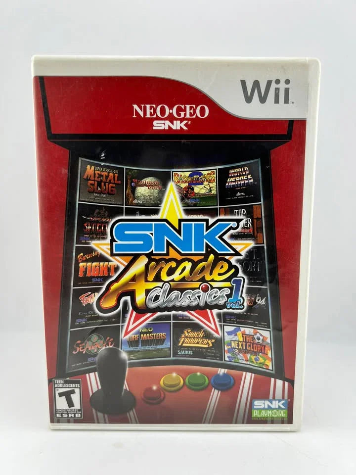SNK Arcade Classics Volume 1 Nintendo Wii