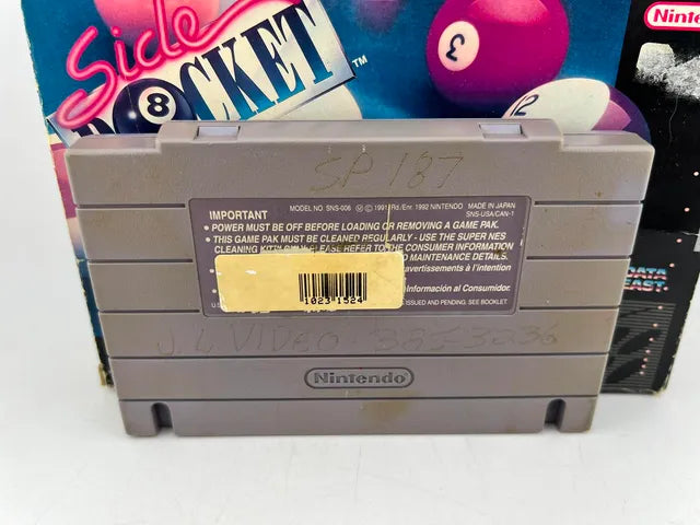 Side Pocket Super Nintendo SNES