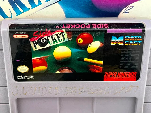 Side Pocket Super Nintendo SNES