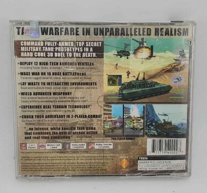 Steel Reign Playstation PS1 sony