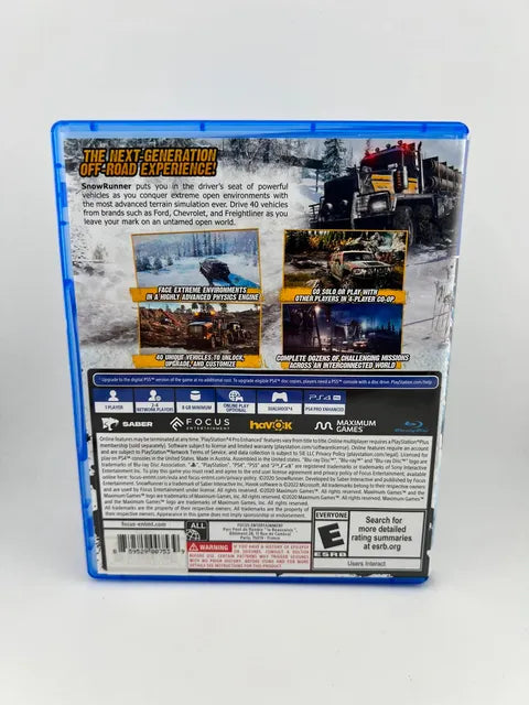 SnowRunner Playstation 4 PS4