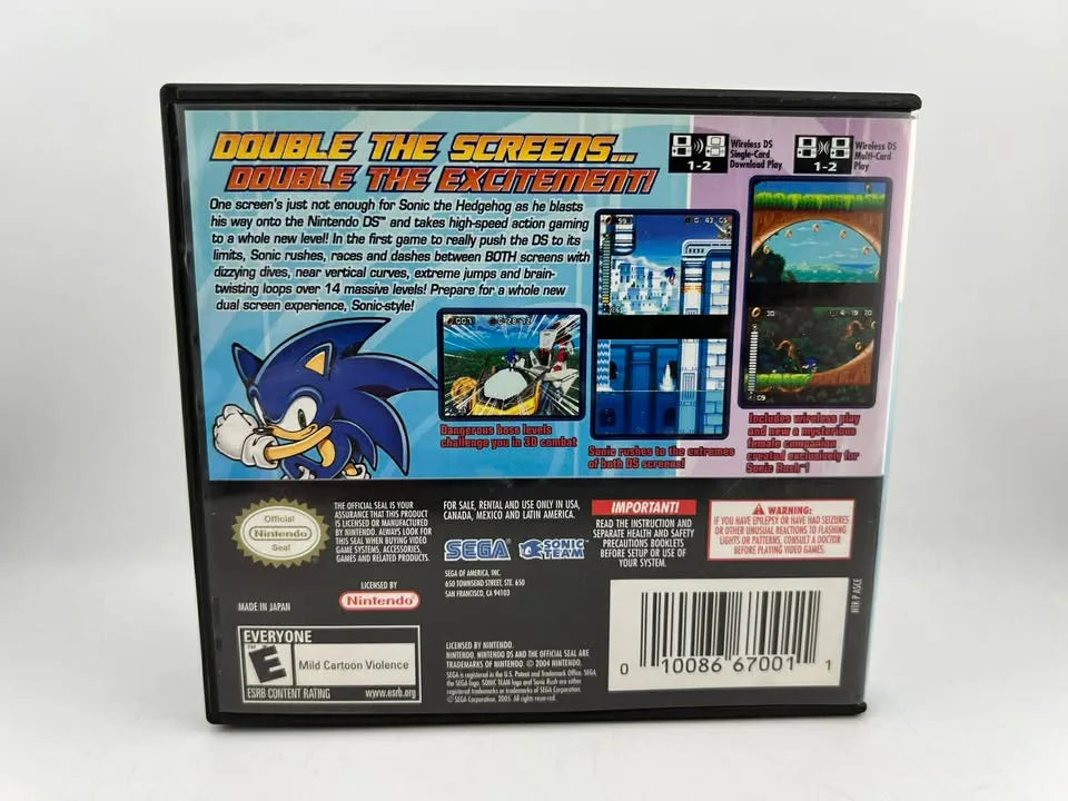 Sonic Rush Nintendo DS