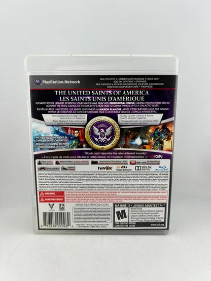 Saints Row IV 4 Commander in Chief Edition Playstation 3 PS3