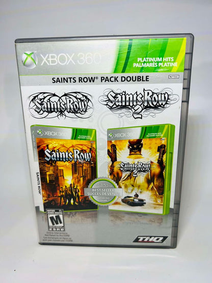 SAINTS ROW DOUBLE PACK XBOX 360 X360 - jeux video game-x