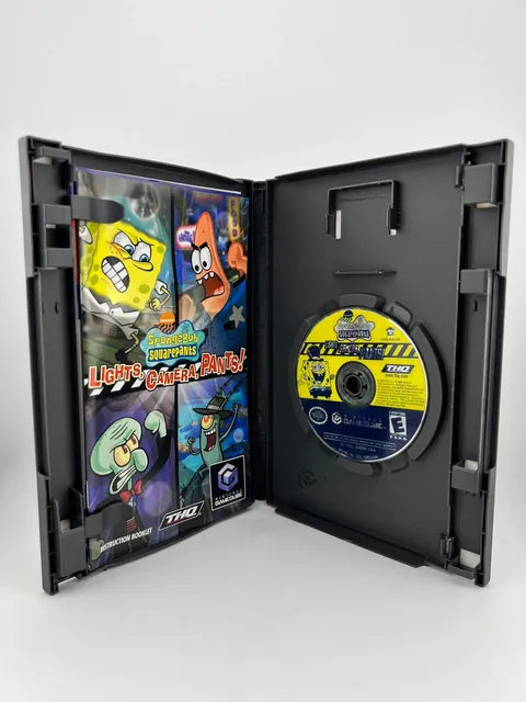 SpongeBob SquarePants Lights Camera Pants Nintendo Gamecube NGC