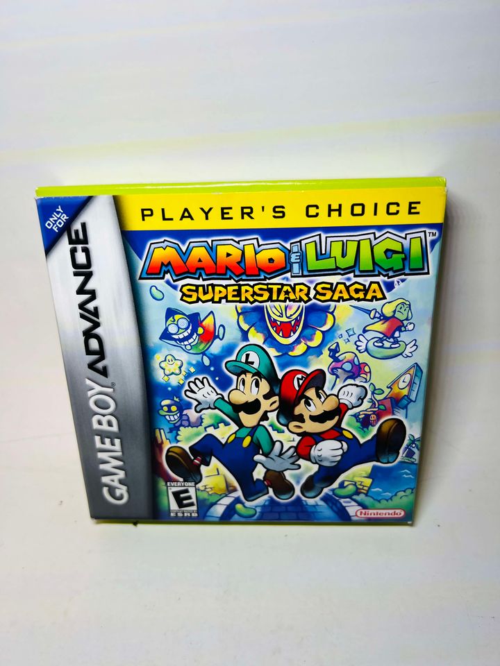 MARIO AND LUIGI SUPERSTAR SAGA EN BOITE Player's Choice GAME BOY ADVANCE GBA - jeux video game-x