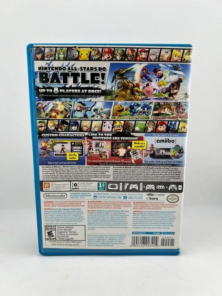 Super Smash Bros. For Wii U Nintendo Wiiu