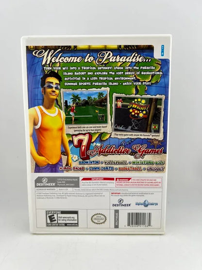Summer Sports Paradise Island Nintendo WII