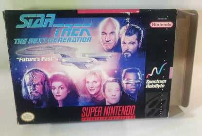 STAR TREK THE NEXT GENERATION EN BOITE SUPER NINTENDO SNES - jeux video game-x