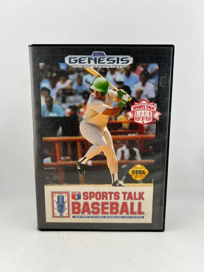 Sports Talk Baseball Sega Genesis Sg