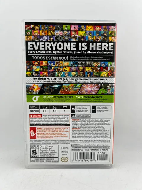 Super Smash Bros. Ultimate Nintendo Switch