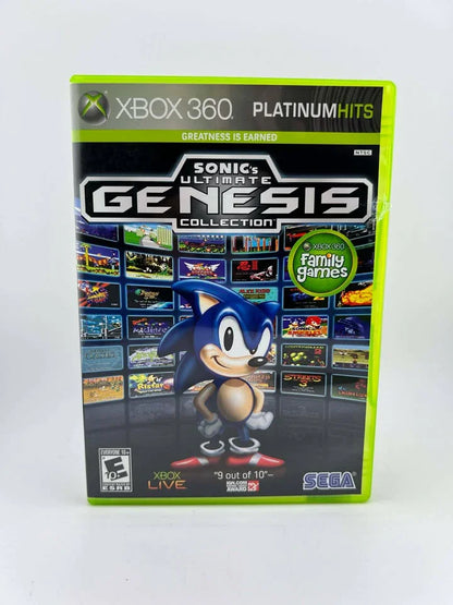 Sonic's Ultimate Genesis Collection Platinum Hits Xbox 360 X360