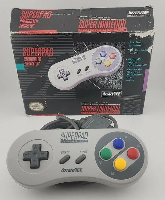 Manette Super Nintendo Snes Superpad InterAct