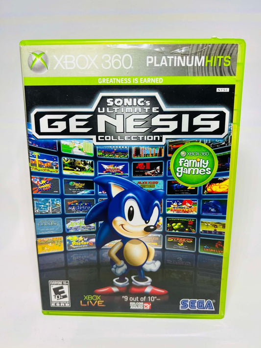 SONIC'S ULTIMATE GENESIS COLLECTION PLATINUM HITS XBOX 360 X360 - jeux video game-x