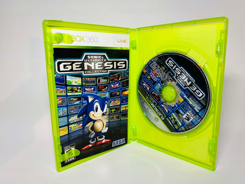 SONIC'S ULTIMATE GENESIS COLLECTION PLATINUM HITS XBOX 360 X360 - jeux video game-x